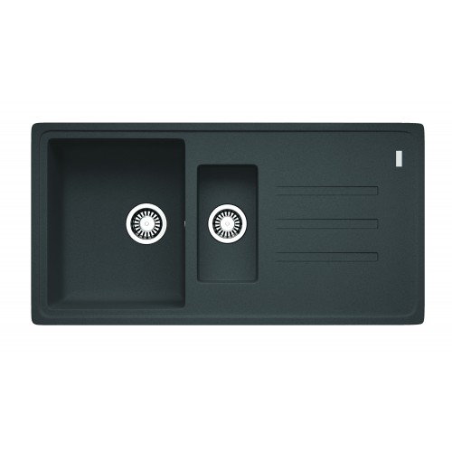 Legendary Interiors - Tuscan Maranella 1.5b Jet Black Sink Reversible