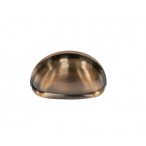 Legendary Interiors - 85mm Shaker Style Cup Handle Gloss Brushed Copper Finish