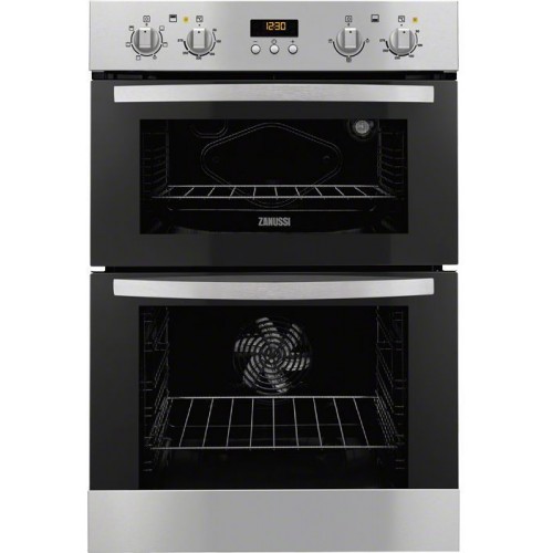 Zanussi - Double Oven 2 Main Oven Functions 5 Top Oven Functions